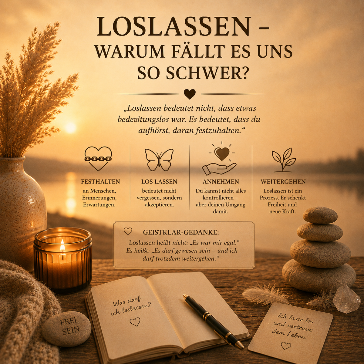 Loslassen – warum fällt es uns so schwer?