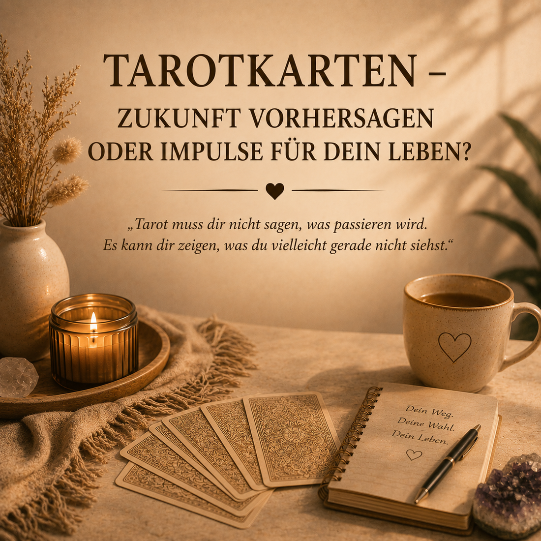 Tarotkarten – Zukunft vorhersagen oder Impulse für dein Leben?