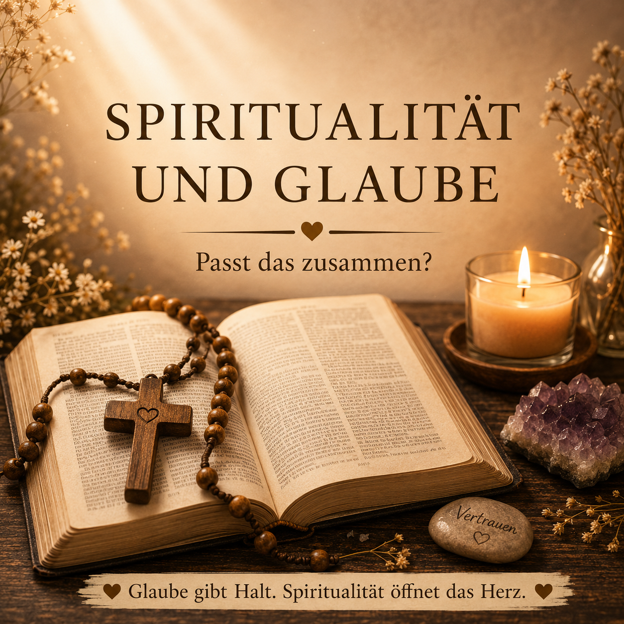 Spiritualität und Glaube – passt das zusammen?