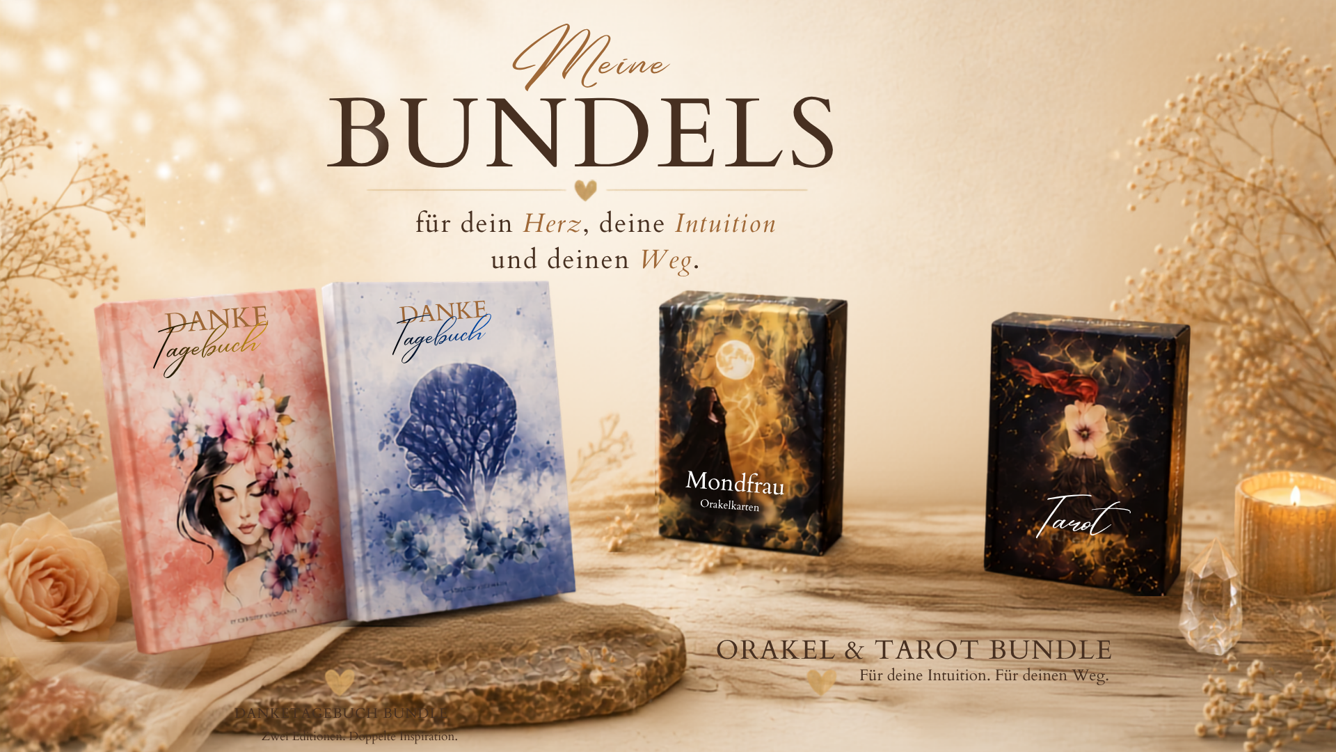Entdecke unsere Exklusiven Bundles  Mehr Inspiration. Mehr Klarheit. Mehr für dich.