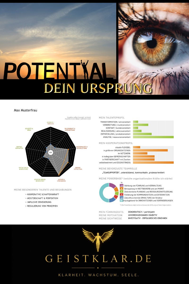 DEIN URSPRUNG - ENTDECKE DEIN POTENZIAL
