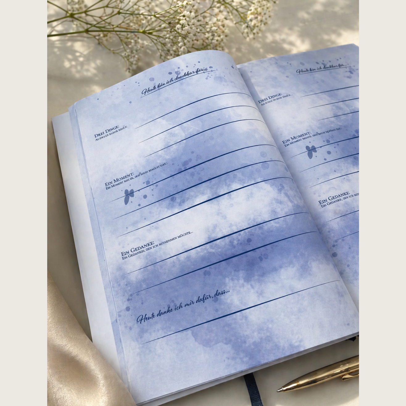 DANKE TAGEBUCH – GEISTKLAR EDITION -blaue Version-