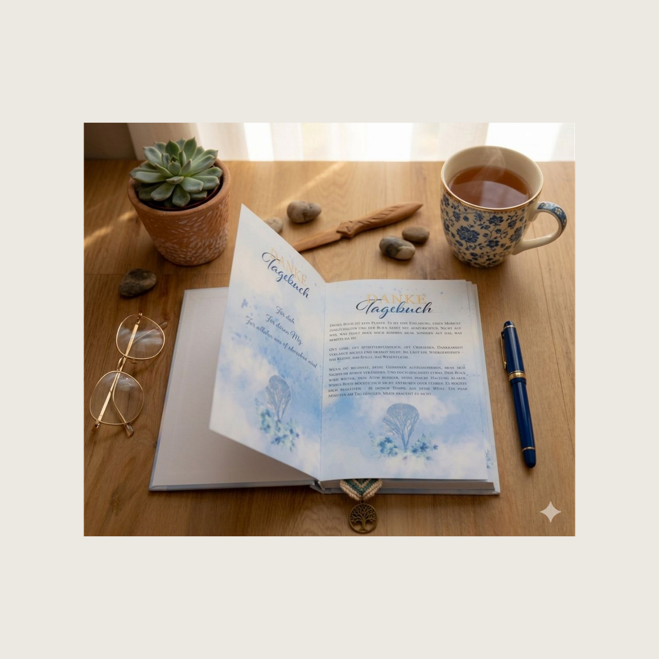 DANKE TAGEBUCH – GEISTKLAR EDITION -blaue Version-