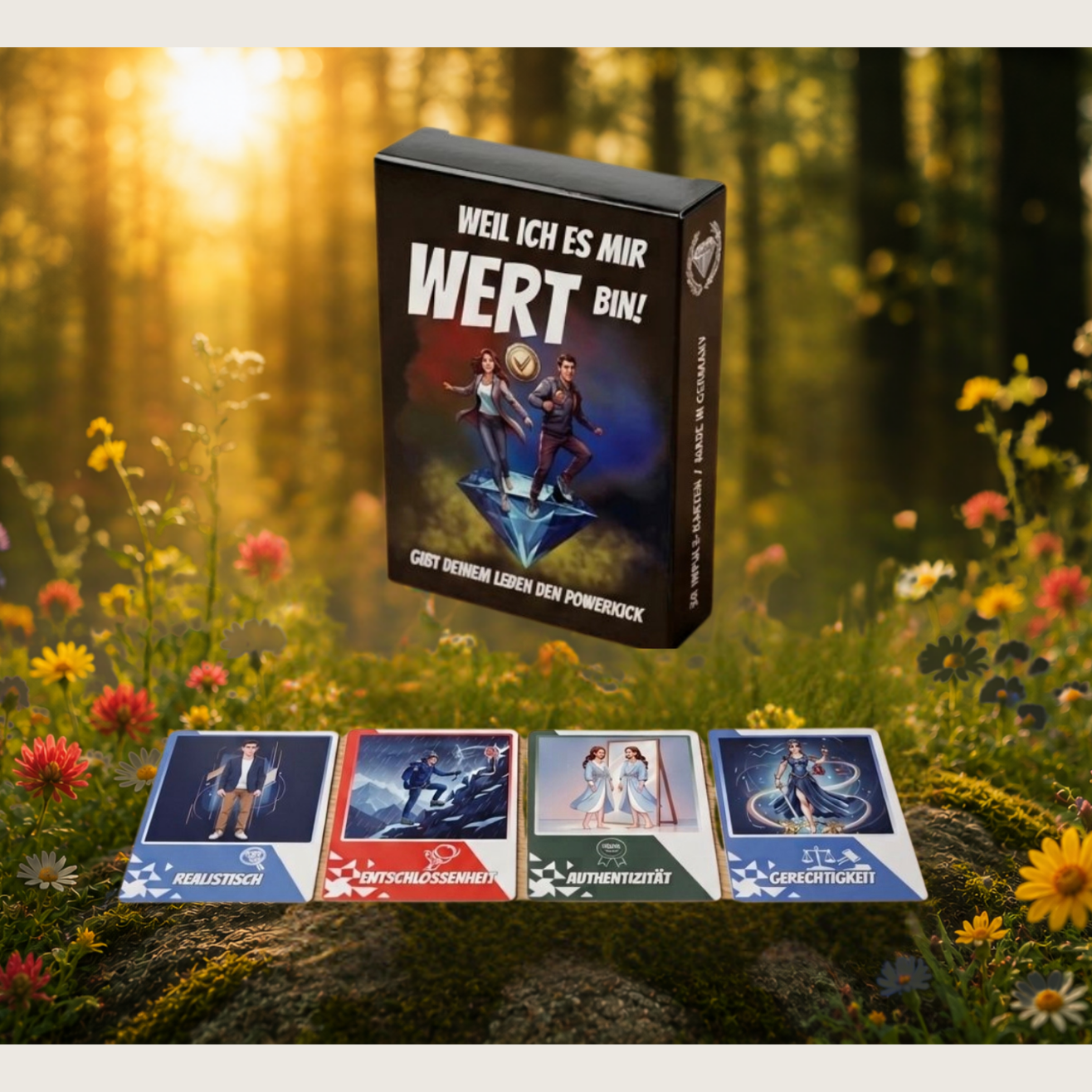 WERTEKARTEN –  WEIL ICH ES MIR WERT BIN