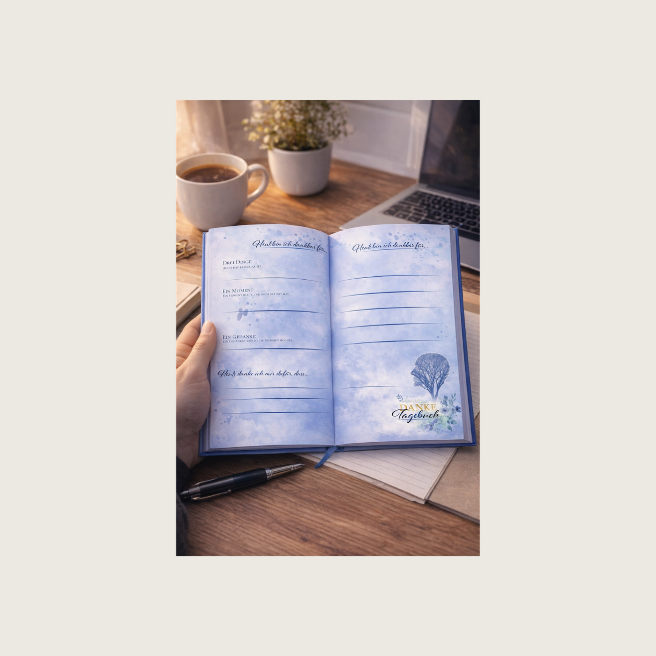 DANKE TAGEBUCH – GEISTKLAR EDITION -blaue Version-